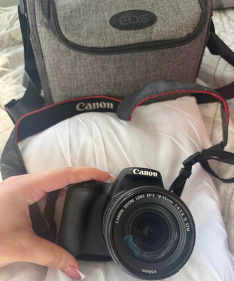 Canon EOS Rebel T7 DSLR w/ EF-S 18-55mm Lens, Bag, Charger & Accessories