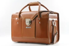 [MINT] Nikon FB-15 Compartment Case Genuine Leather Camera Bag Brown From JAPAN