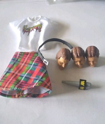 WWE Coliseum Collection Rowdy Roddy Piper Attire Quilt Shirt Heads