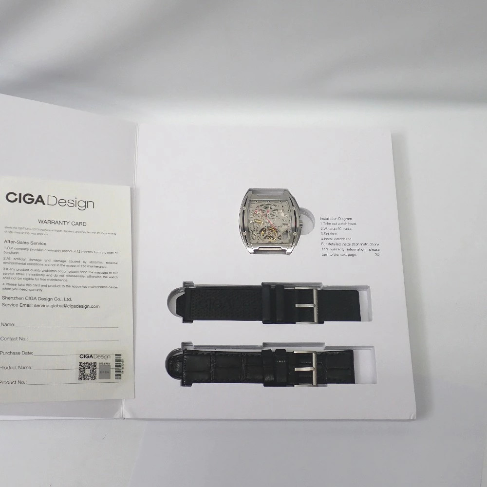 Watch Automatic Winding Skeleton CIGA Mechanical … - image 2