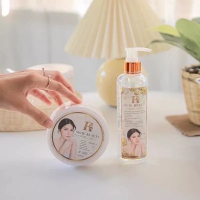 MAGIC WHITE BODY Cream + Serum reduce appearance stretch marks dark spots