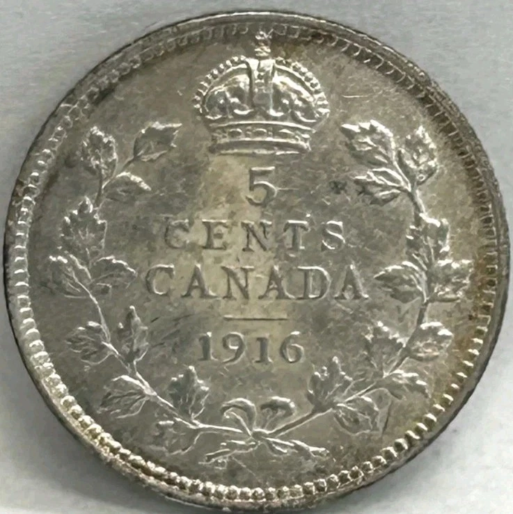 1916 年加拿大五美分1858-1921 | eBay