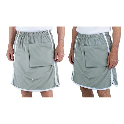 Mens Adaptive Disability Clothing Reusable Washable Shorts Zipper Protection - Picture 5 of 58