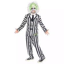 Mens Halloween Beetlejuice Costume XLarge