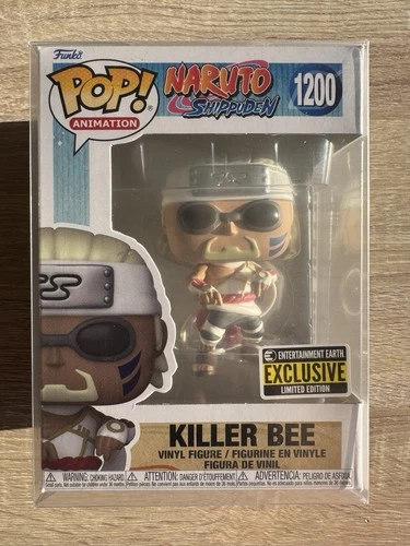 Funko POP! Naruto Shippuden Killer Bee Vinyl Figure EE Exclusive Brand NEW W/pro