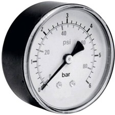 ICH Manometer 306.40.10 Anschluss (Manometer): R&uuml;ckseite 0 bis 10 bar