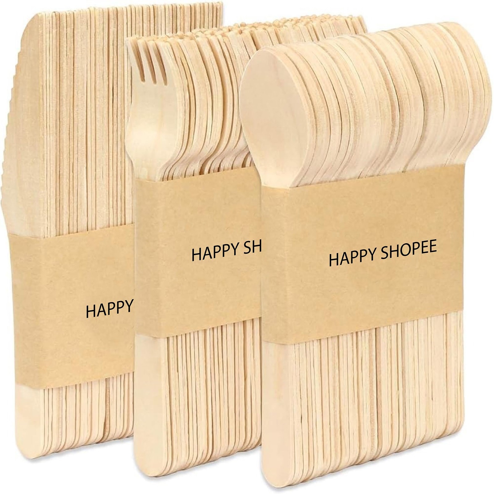 150 PCS Disposable Cutlery Premium Quality 50 Spoon 50 Forks 50 Knives for