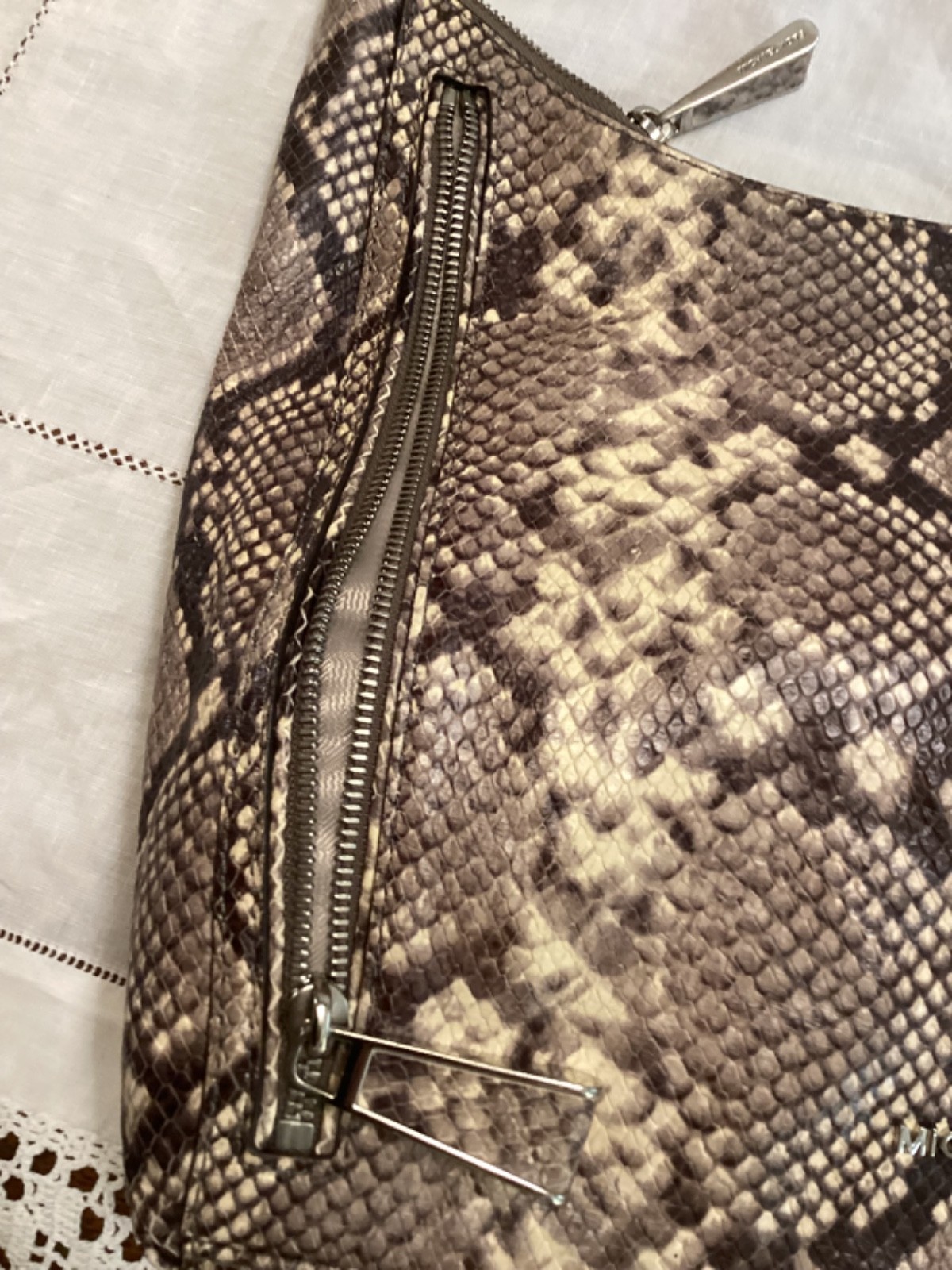 Michael Kors Python Embossed Purse Large - image 4