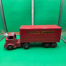 Vintage Red 1950s Wyandotte Motor Cargo Van Lines Semi Truck