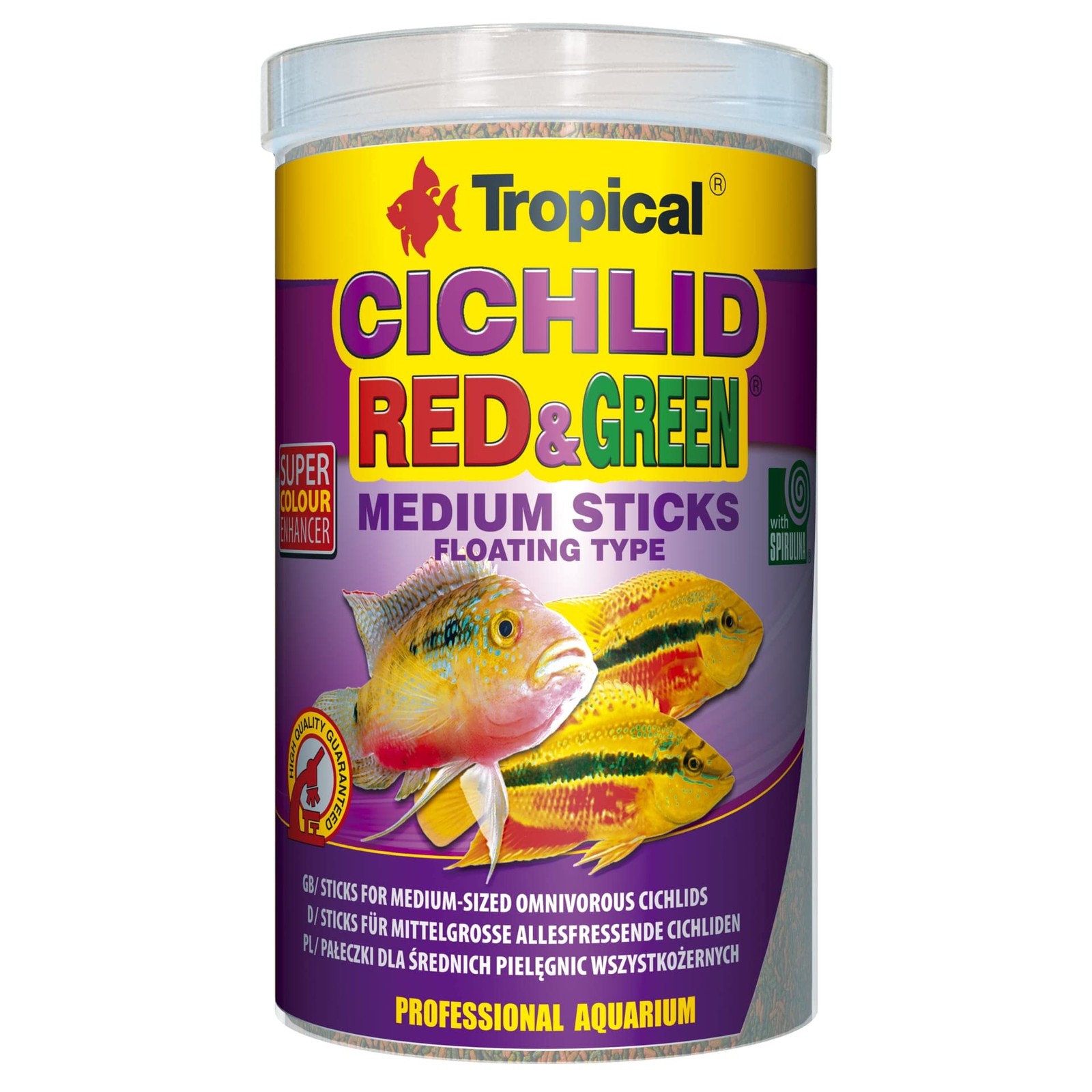 Tropical Tadeusz Ogrodnik CICHLID RED&GREEN STICK M gr.360 ZiA4