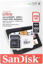 SanDisk 256GB microSD Memory Card for Fire Tablets and Fire -TV