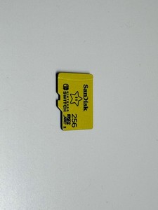 Sandisk 256GB Nintendo Switch 1 Memory Card Micro SD SDXC Yellow Star