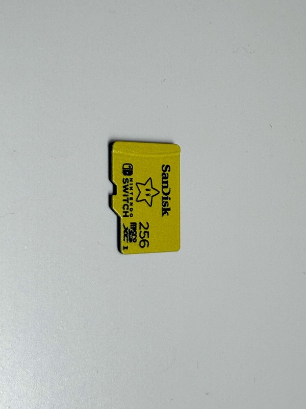 Sandisk 256GB Nintendo Switch 1 Memory Card Micro SD SDXC Yellow Star
