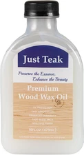 Wood Wax Oil, Teak Wood Oil Cleaner and Brightener for Outdoor & Indoor Furnitur