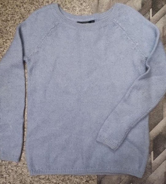 Women Hallhuber Sweater Blue Wool 36 / S / 44