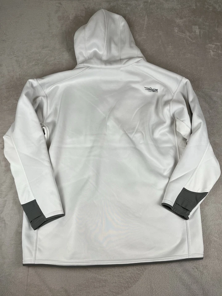 Sitka Traverse Hoody Jacket Mens 3XL White Fleece Lined Softshell Hooded New - Image 2 of 4