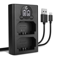 Usb Dual LadegeräT FüR Sony A6600 ILCE-6600 DoppelladegeräT Ladekabel