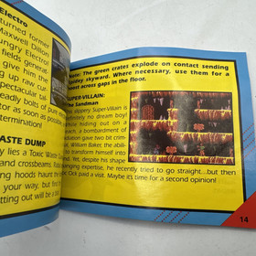 Spider-Man Return of the Sinister Six NES Nintendo Insert Poster & Manual Only