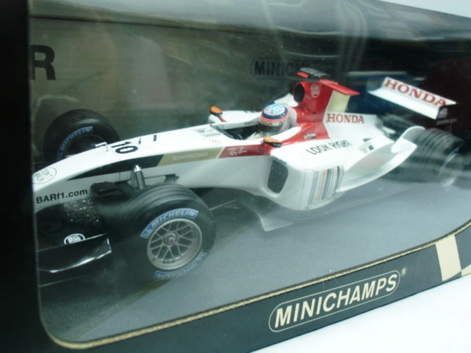 WOW EXTREMELY RARE BAR 006 Honda V10 Takuma Sato French GP 2004 1:18 Minichamps - Image 3 of 4