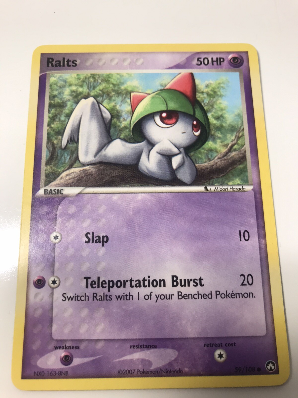Pokemon Ex Power Keepers Ralts Common 59/108 NM