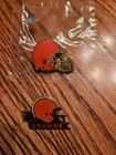 2 Cleveland Browns Lapel Pins. Excellent Condition! One is still sealed. — photo 1