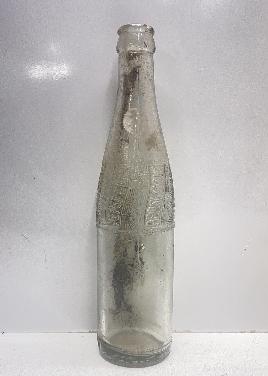Vintage 1953 Pepsi Cola Bottle Embossed | eBay