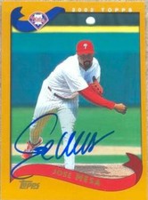 Jose Mesa Autographed 2002 Topps #184