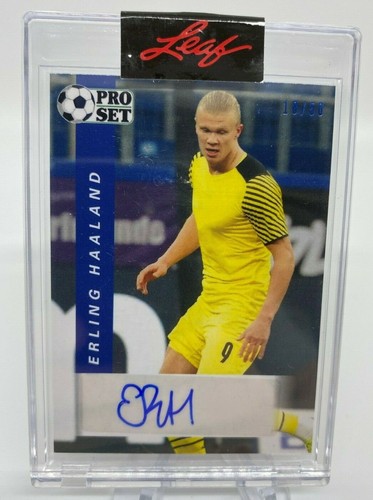 Erling Haaland [Blue] #PS-EH1 2022 Pro Set Autographs card
