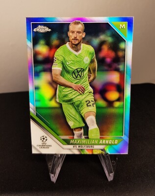 2021-22 Topps UCL Chrome - Maximilian Arnold - Refractor - VFL Wolfsburg