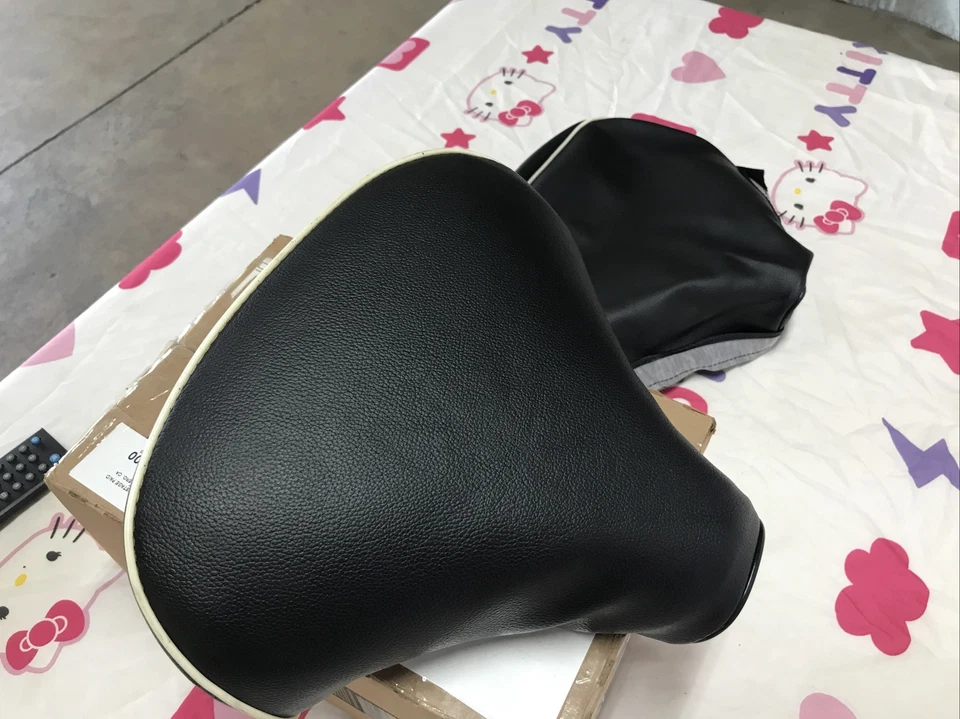 FUNDA ASIENTO HONDA P50 MODELO 1967 A 1968 (CABLE BLANCO) (H*-113) Foto 3 de 4