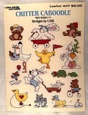 Critter Caboodle Mini Series #5 - Leisure Arts #447 - 35 Cross Stitch Patterns