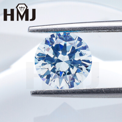 #ad 300pcs 0.8～15mm Round Cut Aqua Blue Loose cubic zirconia 5A CZ Stone Birthstone $16.05