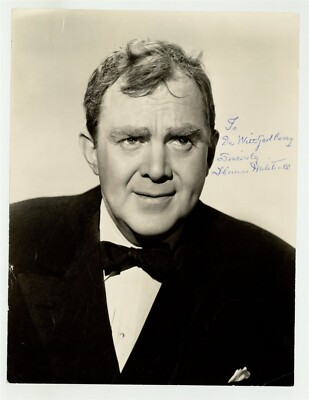 Thomas Mitchell 1957 Hand Signed 9x7 Oscar Emmy Tony Actor Photo Portrait J14197