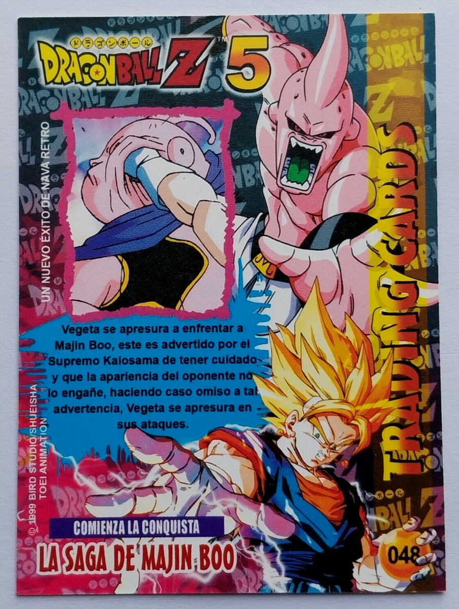 2023 CARD DRAGON BALL Z5 #048 VEGETA & MAJIN BOO TCG PERU Edition DBZ