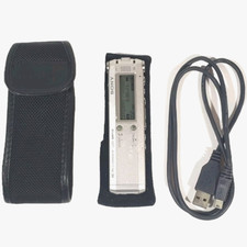 Digital Voice Recorder Sony ICD-SX57 MP3 256MB Memory w/ Case  Mini-USB Cable
