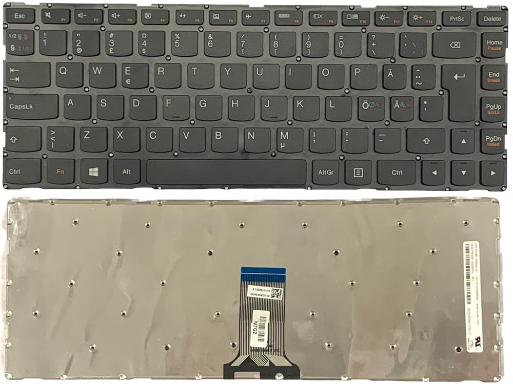 Lenovo Yoga 500-14ACL 500-14ACL 500-14ACZ 500-14IBD  500-14IHW Keyboard NORDIC