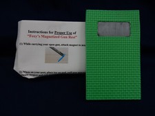 Foxy's Magnetized Gun Rest for Shotgun Trap Shooters Green Magnetic Barrel Rest