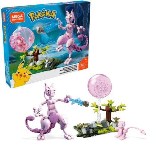 Mega Construx Pokemon Mew Construction Set with character figures, Building  Toys for Kids (194 Pieces) 