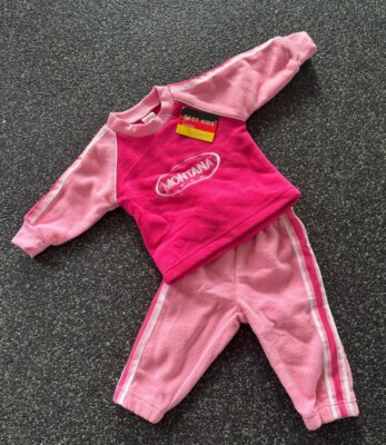 Süßes Baby 2 Teiler Set Jogginganzug Hose Pulli Neu 0-6 6-12 12-18 18-24 Top Neu