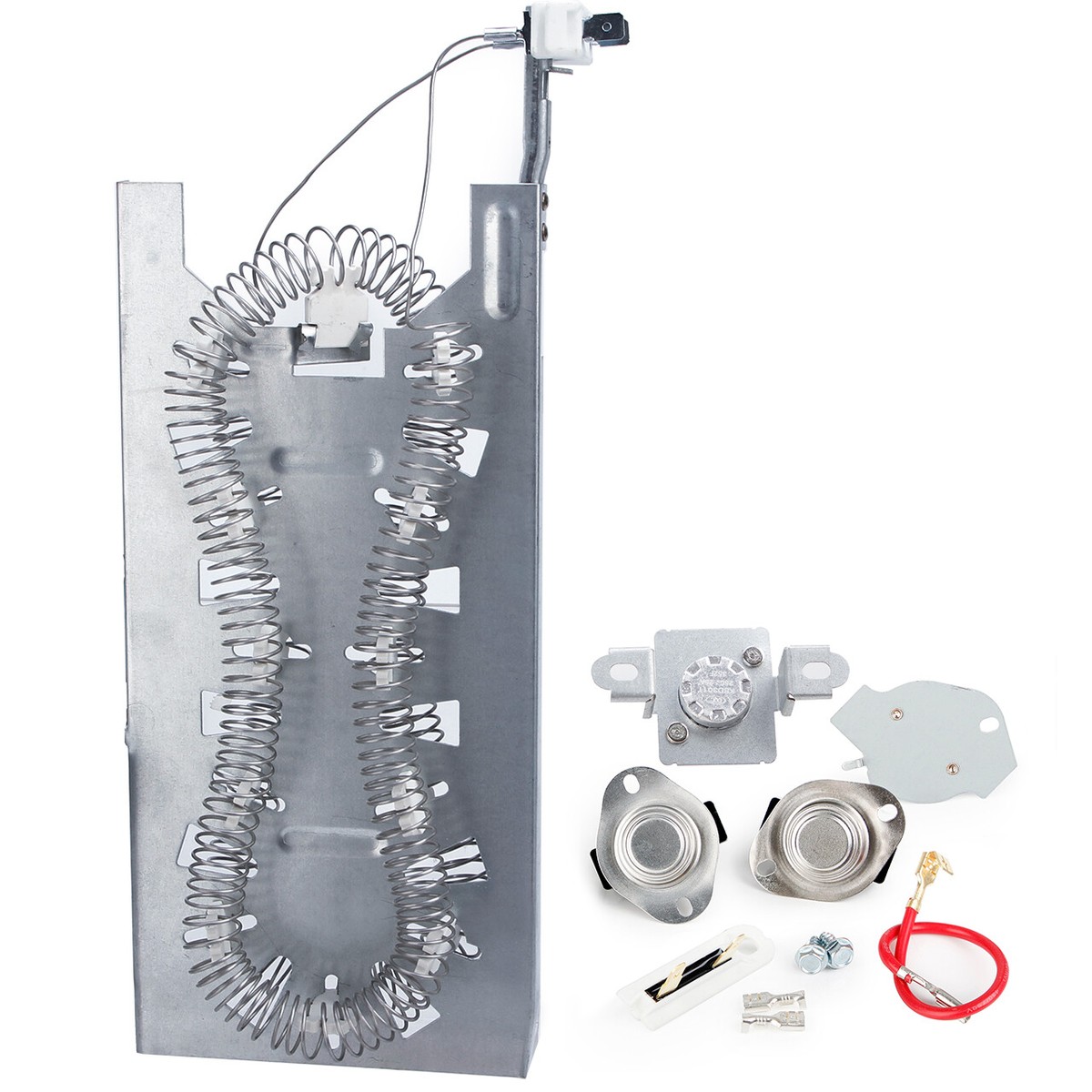 2 Elementi Riscaldanti 3387747 Per Asciugatrice Whirlpool, Kenmore, Maytag, Roper - NUOVI
