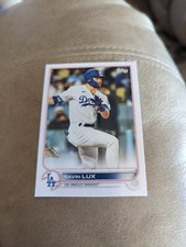 2022 Topps Baseball Card Gavin Lux Los Angeles Dodgers #389