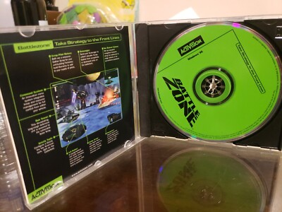 Battlezone PC Vintage Very Good 1998 Win 95/98 Activision Battle Zone w cover 