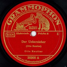 OTTO REUTTER: DER ÜBERZIEHER + DAS IST SO EINFACH - Schellack 78rpm