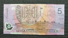 AUSTRALIA $5 2012 Polymer Banknote Queen Elizabeth DB12 351328
