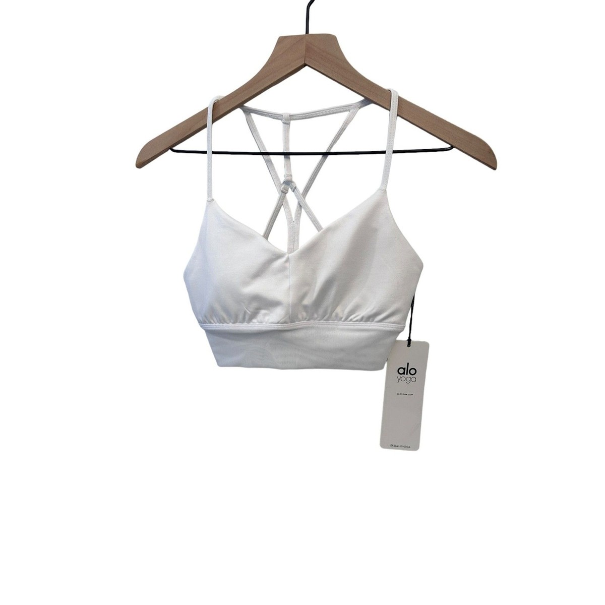 Alo Yoga Women's Lavish Bra White XS ( SOLD OUT) NWT | eBay