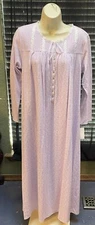NWT SMALL EILEEN WEST LONG NIGHTGWN 100% COTTON FACTORY SAMPLE