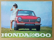 --- BROCHURE HONDA N600 / S800 --- 4 PAGES