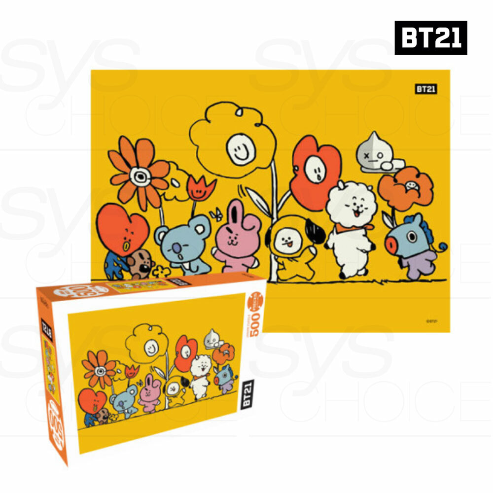 BTS BT21 Official Authentic Goods 500pieces JIGSAW PUZZLE 4type+