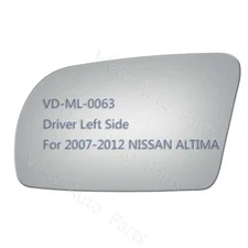 Replacement Mirror Glass fit 07-12 Nissan Altima Driver Left Side LH Flat 4152