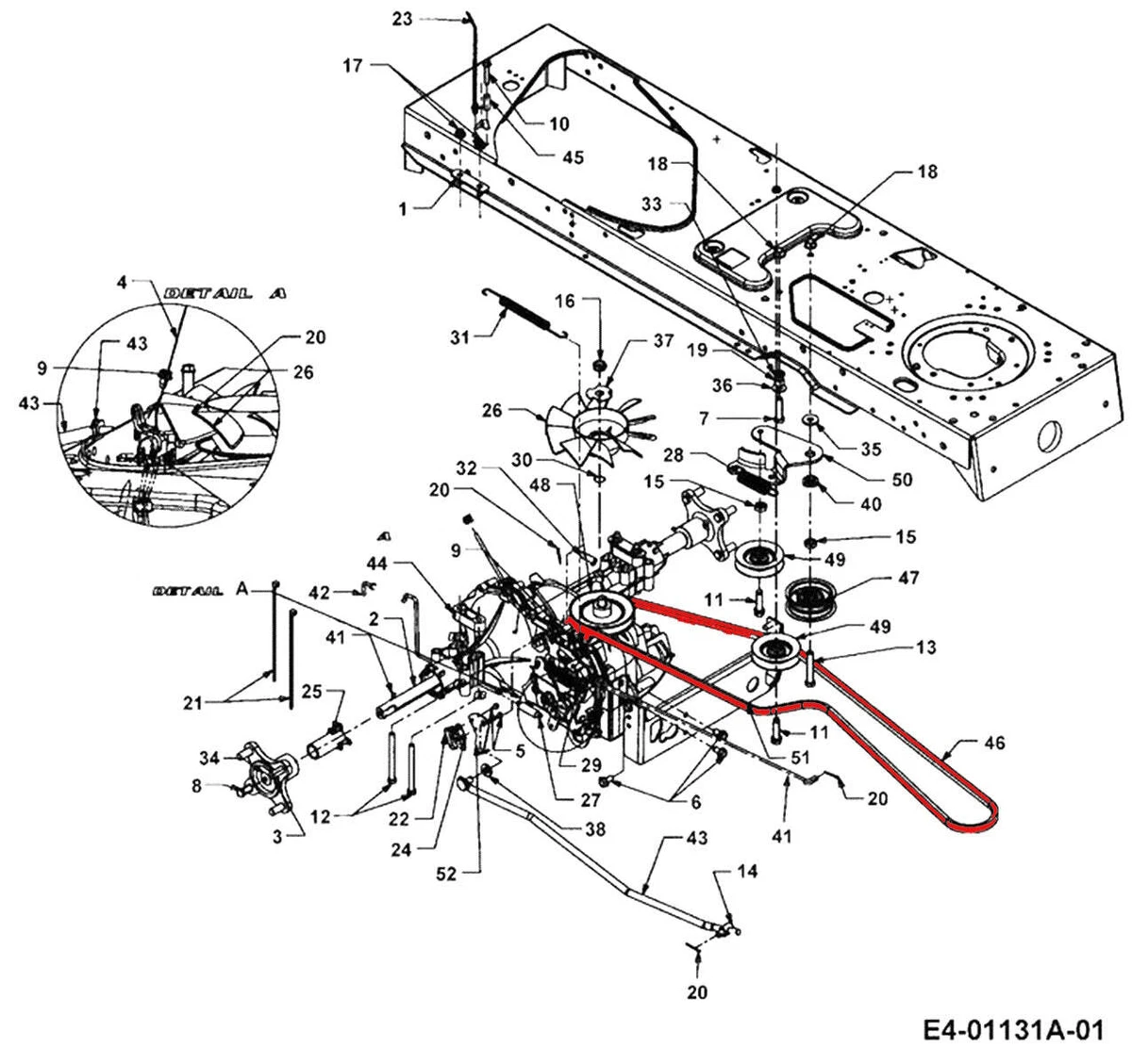 Cub Cadet 33 Walk Behind Moderl How Do I Tighten The Pto, 50 OFF